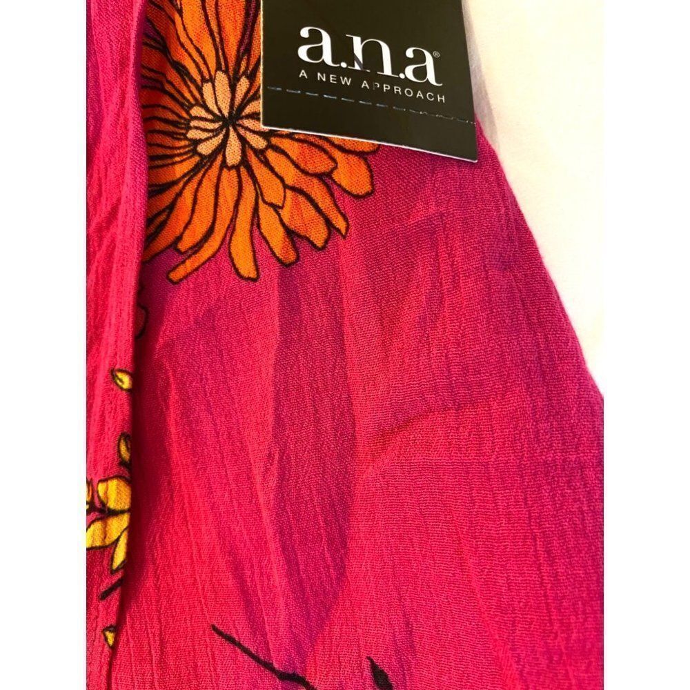 NWT size 6 A.N.A pink floral skirt - Picture 3 of 4